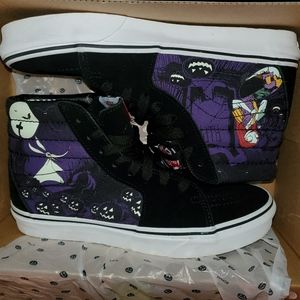 Nightmare before Christmas vans size 8 black